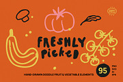 Fruit & Vegetable Illustrations, a Food Illustration by happpydesign (Thumbnail 6 of 11)