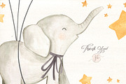 Baby Elephants, an Animal Illustration by Flora+Bear (Thumbnail 6 of 6)