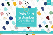POLO SHIRT & BOMBER BUNDLE MOCK-UPS, a Books & Magazine Mockup by Apparel_Mockups (Thumbnail 1 of 3)