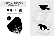 Linocut Style Stamp Brushes, a Brush Add-On by NinaFedorova (Thumbnail 6 of 8)