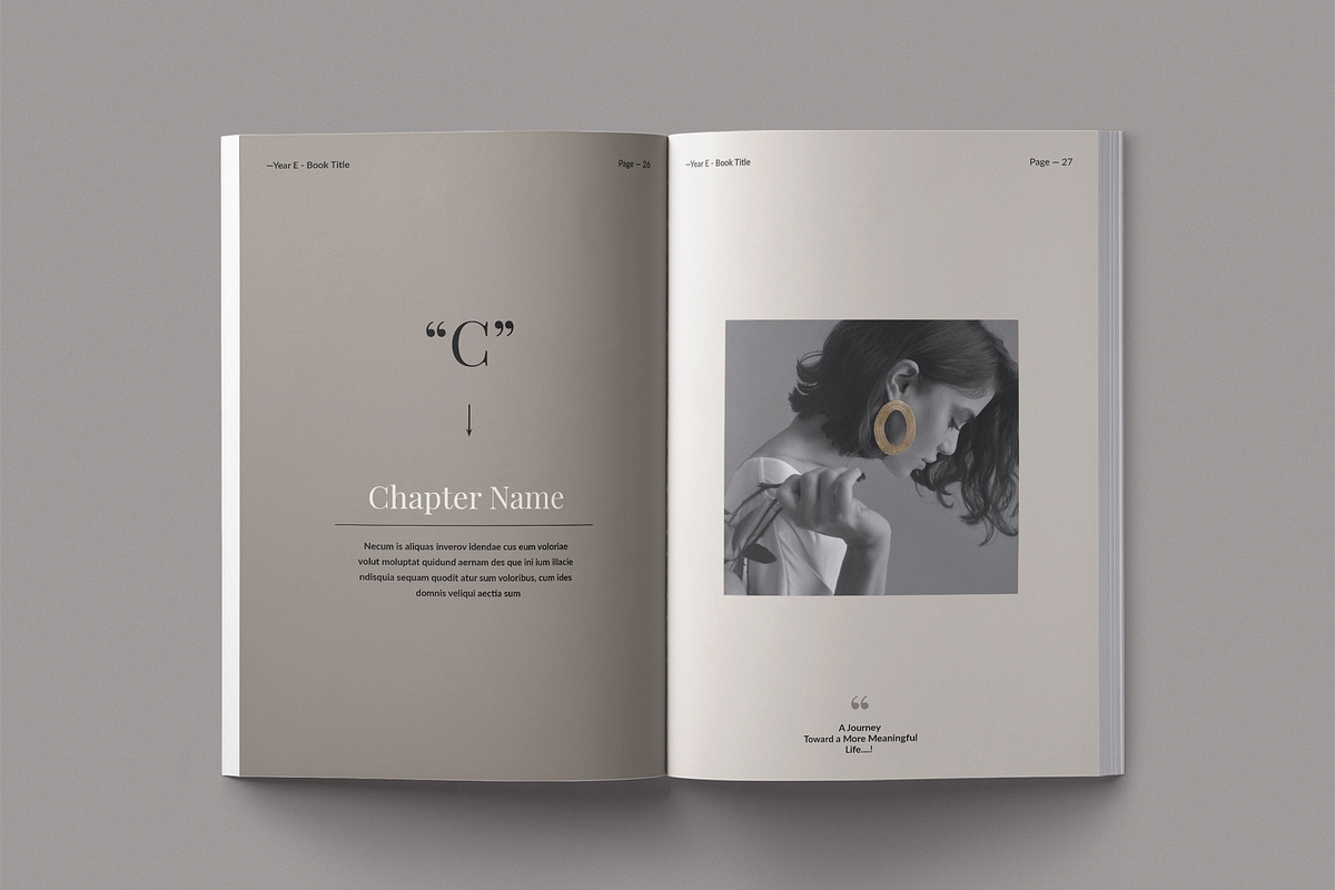 Digital E-Book Design Template, a Magazine Template by TemplateFolio-Shop (Photo 12 of 28)