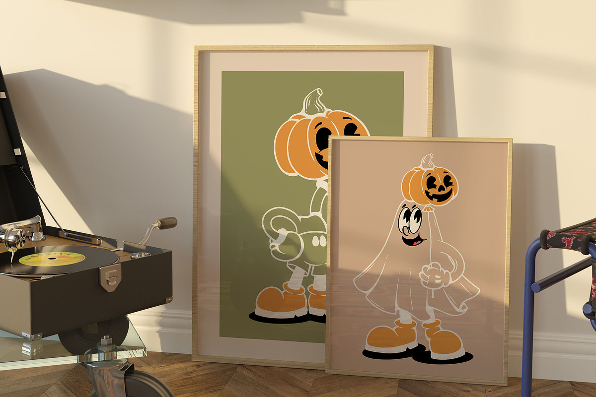 Halloween Poster Collection, a Poster Template by Alina Sh (Photo 4 of 10)