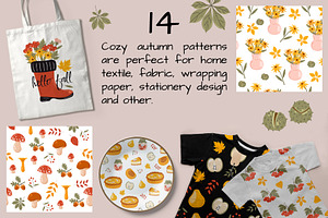 Cozy Autumn - Objects, Patterns