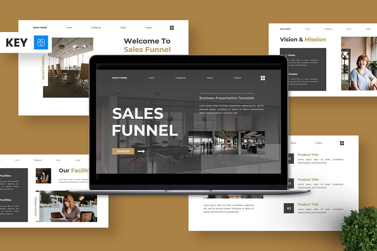 Sales Funnel - Business Keynote