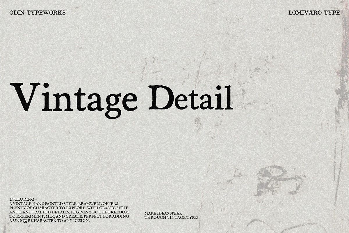 Bramwell - Vintage Serif, a Handwritten Font by Prapti Design (Photo 9 of 11)