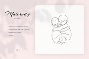 Maternity #11. Line Art Illustration, an Illustration by le-genda
