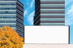 Blank outdoor billboard mockup, a Business Photo by BOOCYS