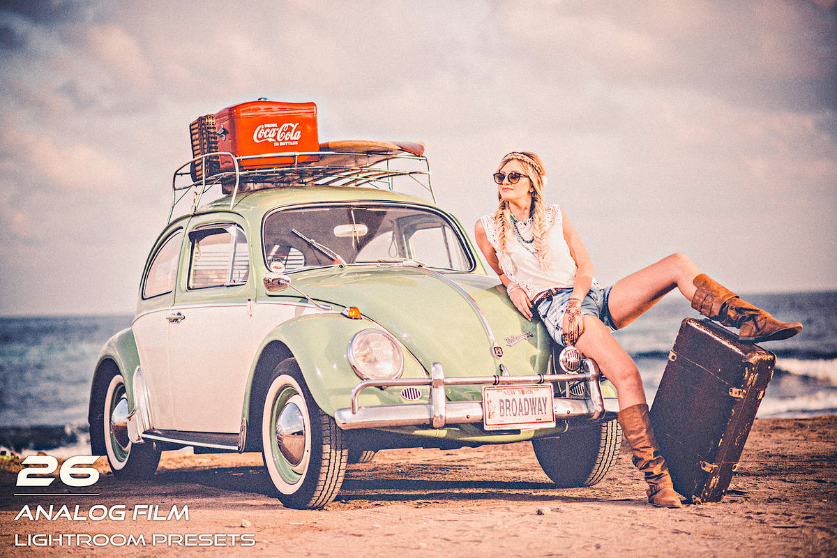 26 Analog Film Lightroom Presets, a Preset Add-On by Eldamar Studio (Photo 1 of 2)
