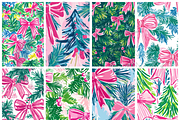 Preppy Coquette Christmas Bow Print, a Pattern Graphic by Paper & Pattern Studio (Thumbnail 2 of 9)