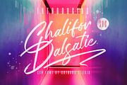 Chalifor Dalsatic SVG FONT, a Script Font by Cotbada_studio (Thumbnail 1 of 10)