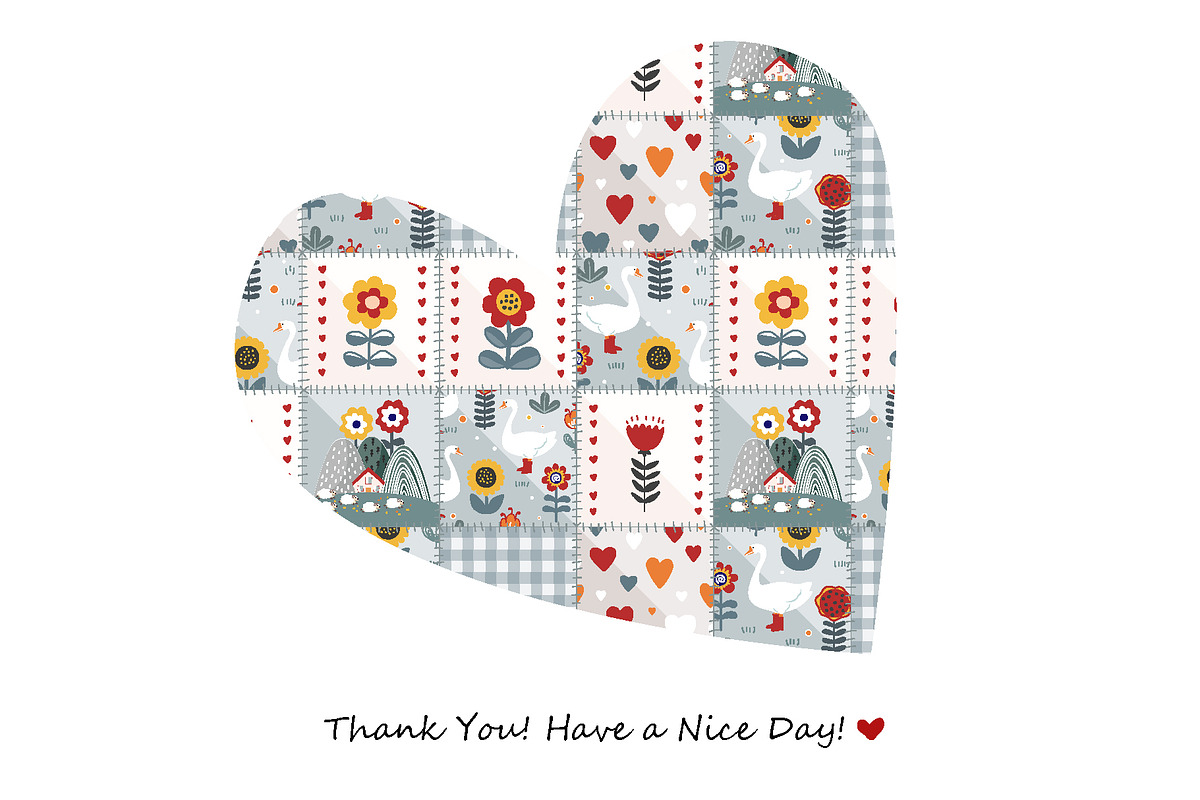 Scandinavian Geese Seamless Pattern, a Pattern Graphic by Toltemara (Photo 3 of 3)