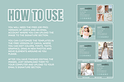 Canva Email Signature Bundle, an Email Template by SunshineStudioBoutique (Thumbnail 3 of 9)