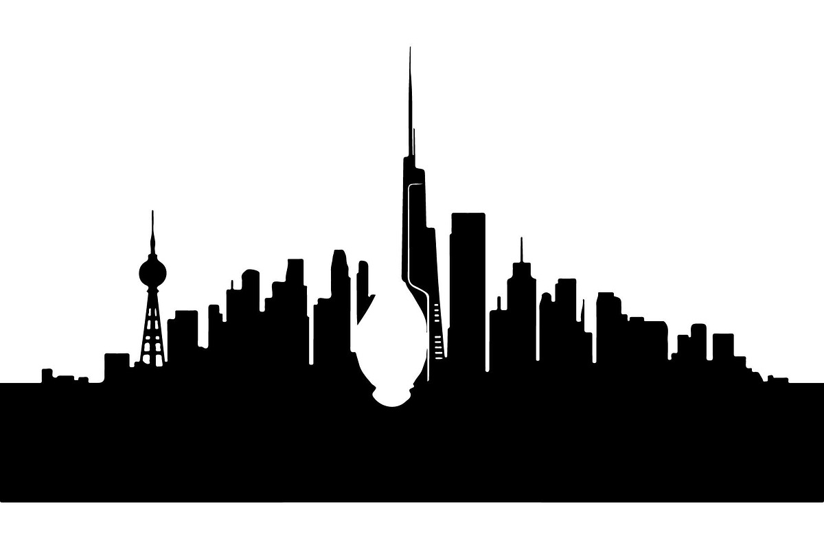 Berlin Skyline Silhouette Bundle, a Graphic by Creativeshirt (Photo 3 of 13)