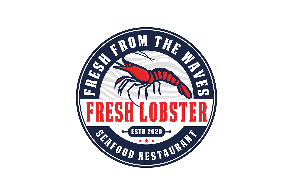 Seafood Restaurant Badge Logos, a Branding & Logo Template by Billah Hub (Photo 2 of 3)