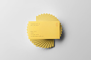 Business cards. 7 PSD mockups, a Print Template by Egor Shkolnikov (Thumbnail 3 of 7)