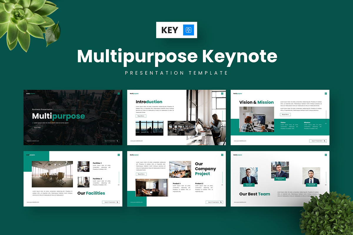 Multipurpose - Keynote Templates, a Presentation Template by Deepslide Studio (Photo 4 of 6)