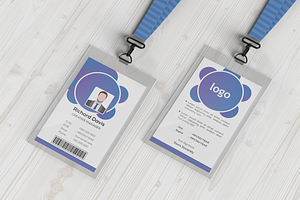 Modern ID Card Design Template