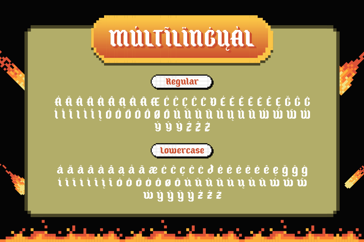 Oldbitz - Pixel Font, a Sans Serif Font by Burntilldead (Photo 11 of 12)