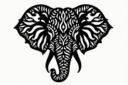 Elephant Silhouette with Ornamental, an Illustration by Amazin_art (Thumbnail 10 of 16)