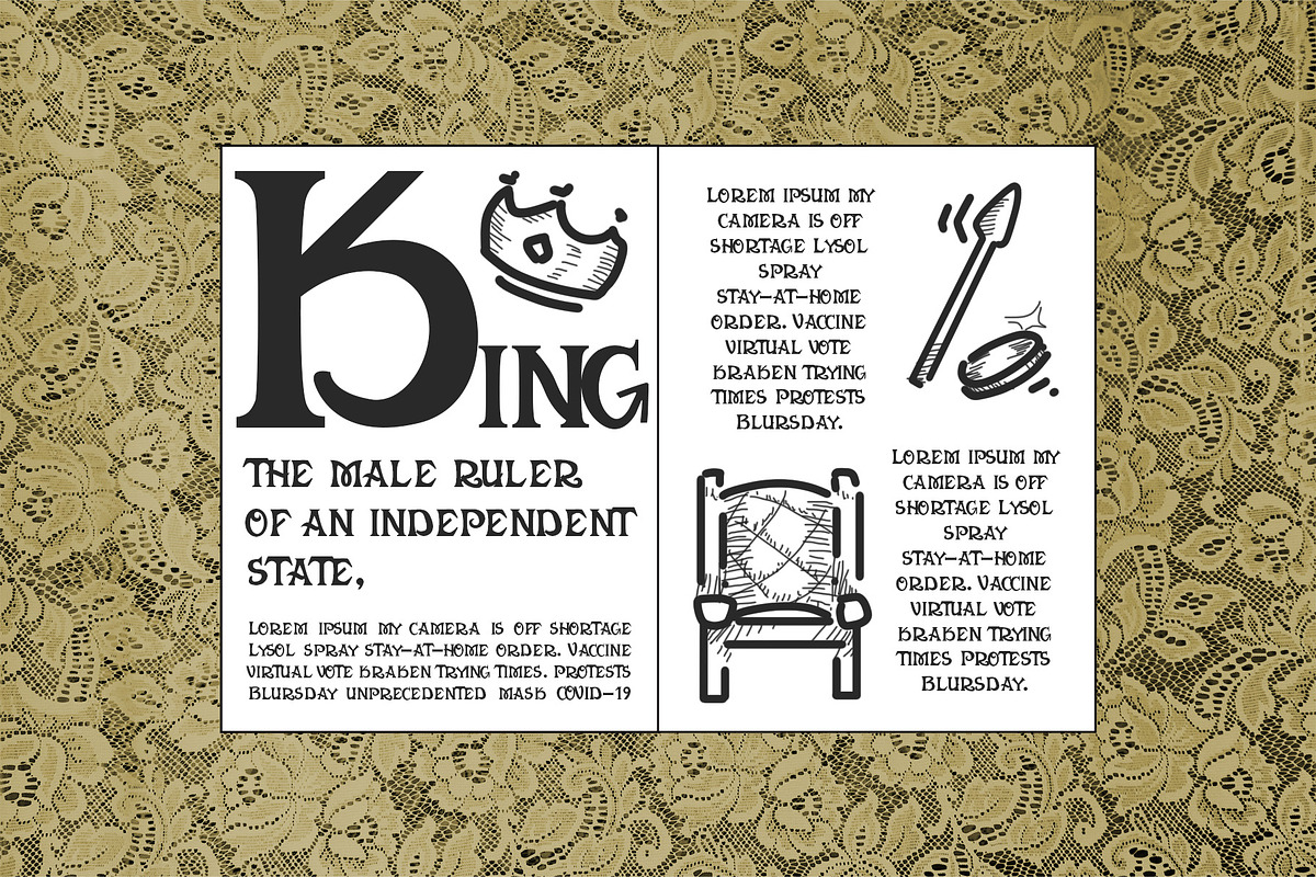 Manoer – Display Serif, a Serif Font by Craft Supply Co. (Photo 8 of 8)