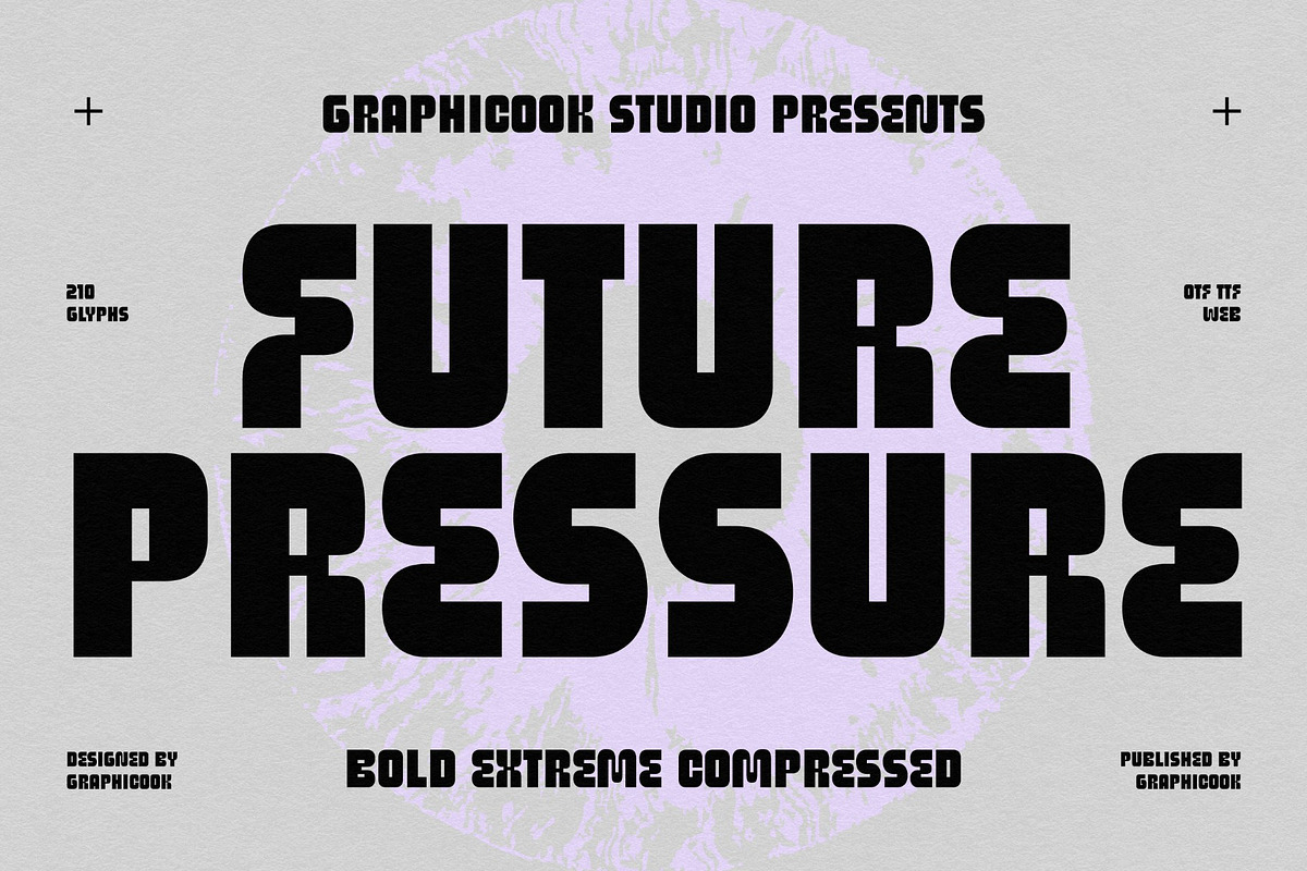 Future Pressure, a Sans Serif Font by graphicook (Photo 1 of 10)