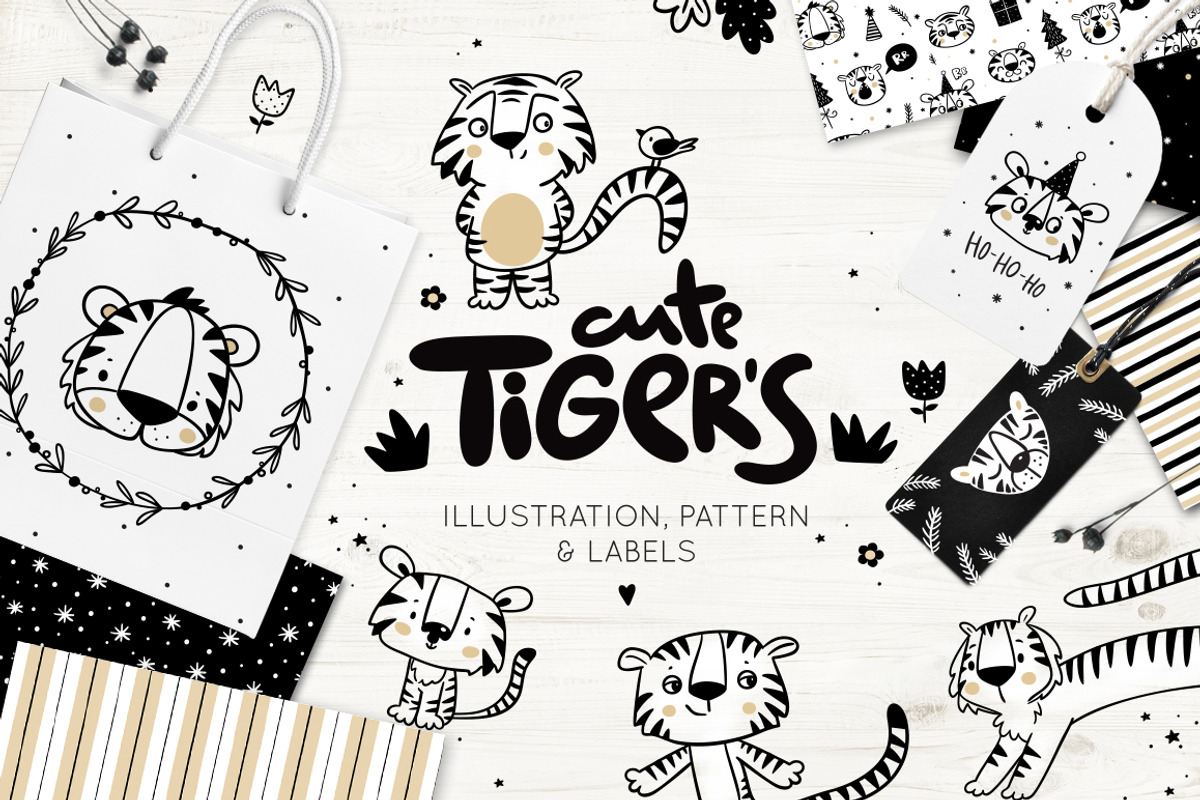 Tiger illustration, an Animal Illustration by Magic & Dreams (Photo 1 of 7)