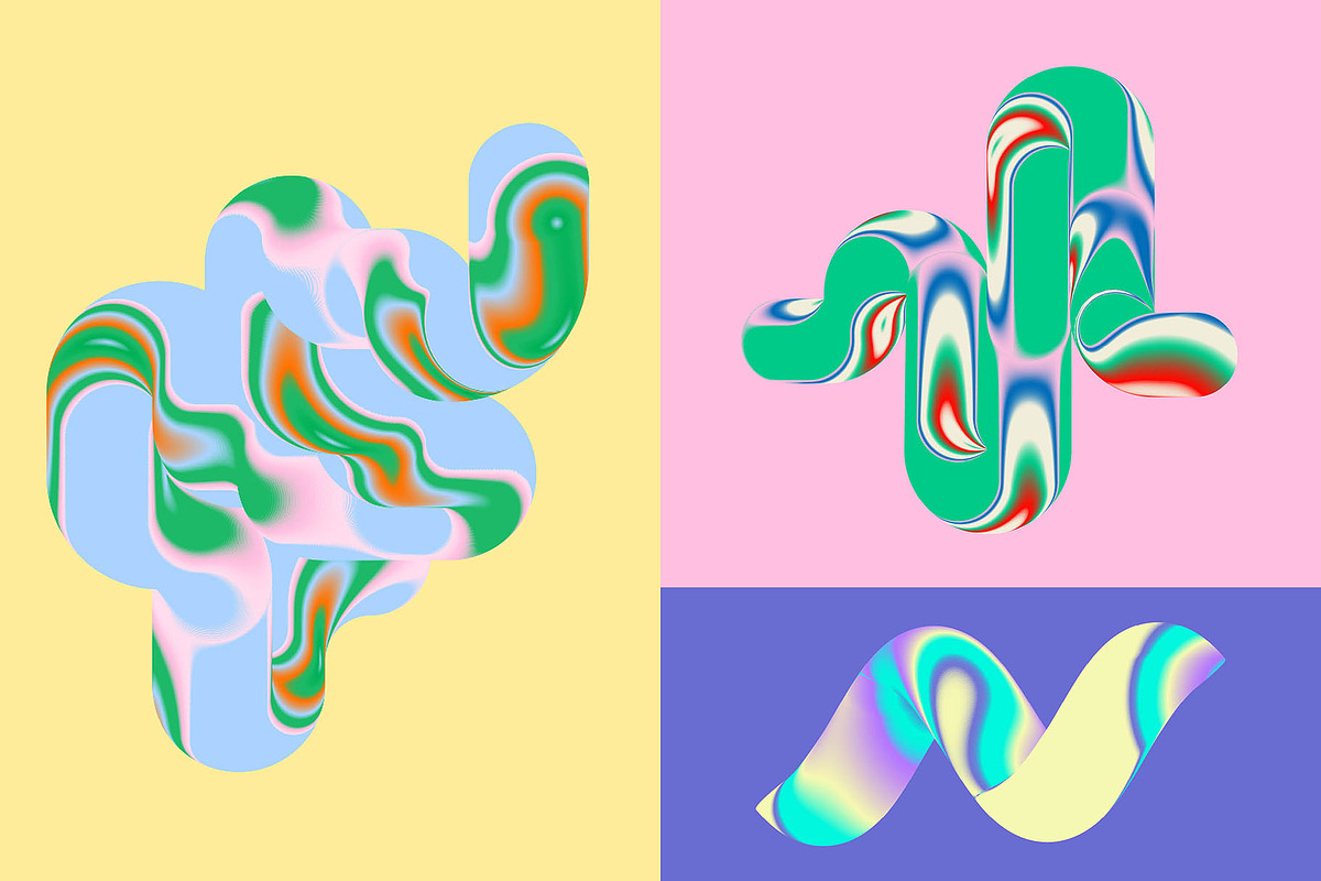 Gradient Blend Noise 3, an Object Graphic by kloroform (Photo 6 of 32)