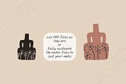 224 POTTERY CLIPART - HAND DRAWN, an Object Illustration by JuDesign (Thumbnail 21 of 25)