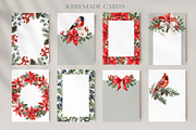 Christmas watercolor floral set, a Seasonal Illustration by Tabita's shop (Thumbnail 5 of 16)
