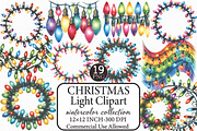 Christmas Light Clipart, an Illustration by Libby Wishes (Thumbnail 1 of 8)