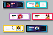 Email Signature Template, a Social Media Template by MightyDesign (Thumbnail 1 of 5)