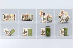Tarot Card Mock-Up, an Advertising Mockup by DesignRushMarket