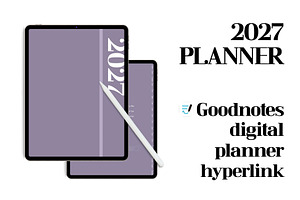 2027 Digital planner diary, a Stationery Template by dott