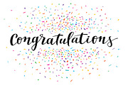 Confetti Congratulations, a Decorative Illustration by Soulful Vectors (Thumbnail 1 of 4)