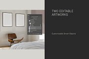 Paris Home | Bedroom No. 3 Mockup, a Household Mockup by Blixa 6 Studios (Thumbnail 6 of 8)