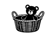 50 Woven Basket Vector Bundle, an Illustration by Designs_River (Thumbnail 37 of 51)