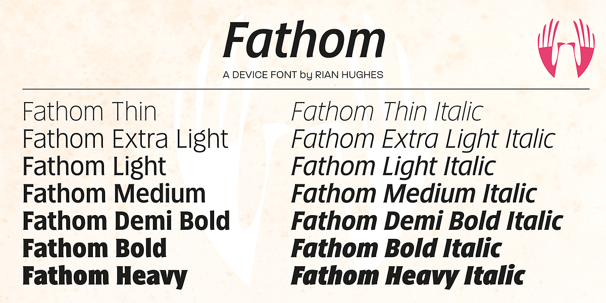 Fathom, a Sans Serif Font by Device (Photo 5 of 11)
