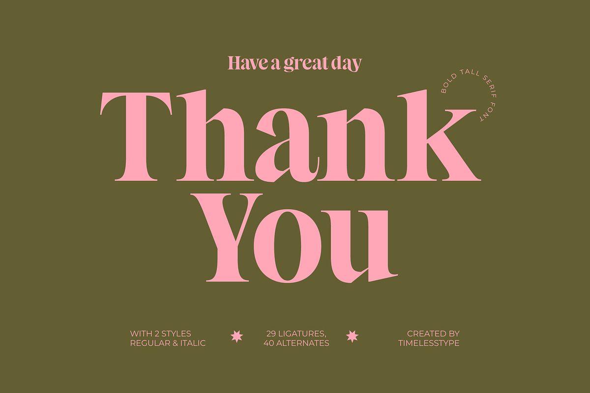 Sagira Beverly Modern Display Serif, a Script Font by timelesstype.co (Photo 15 of 15)