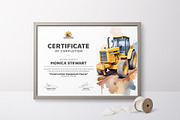 Equipment Operator Certificate, a Stationery Template by DesignDevisers (Thumbnail 4 of 10)