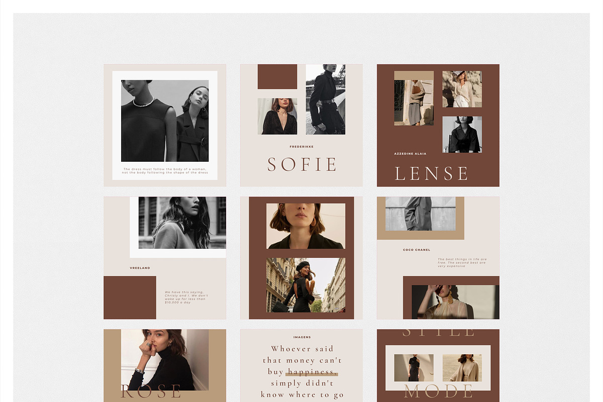 HASSLE Instagram Feed, a Social Media Template by Aprilea (Photo 7 of 7)
