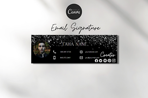 Email Signature Canva Template