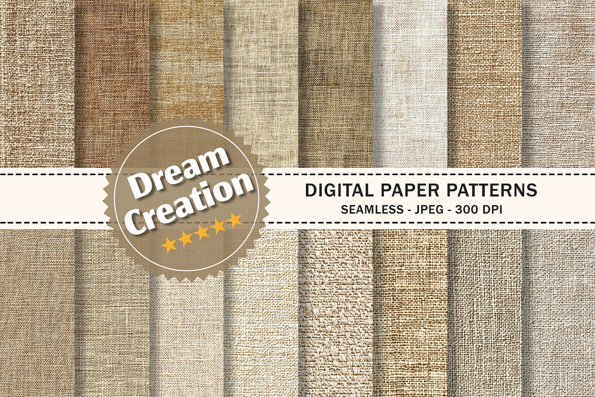 Textured Coarse Fabric Background, a Texture Graphic by Dream Creation (Photo 1 of 5)