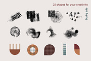 Abstract Modern faces. Geometric set, an Object Graphic by lisa_kalev (Thumbnail 10 of 10)