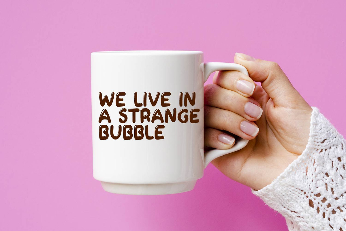 Bubblebue Bold bubble font, a Font by Rashdrawn (Photo 3 of 3)
