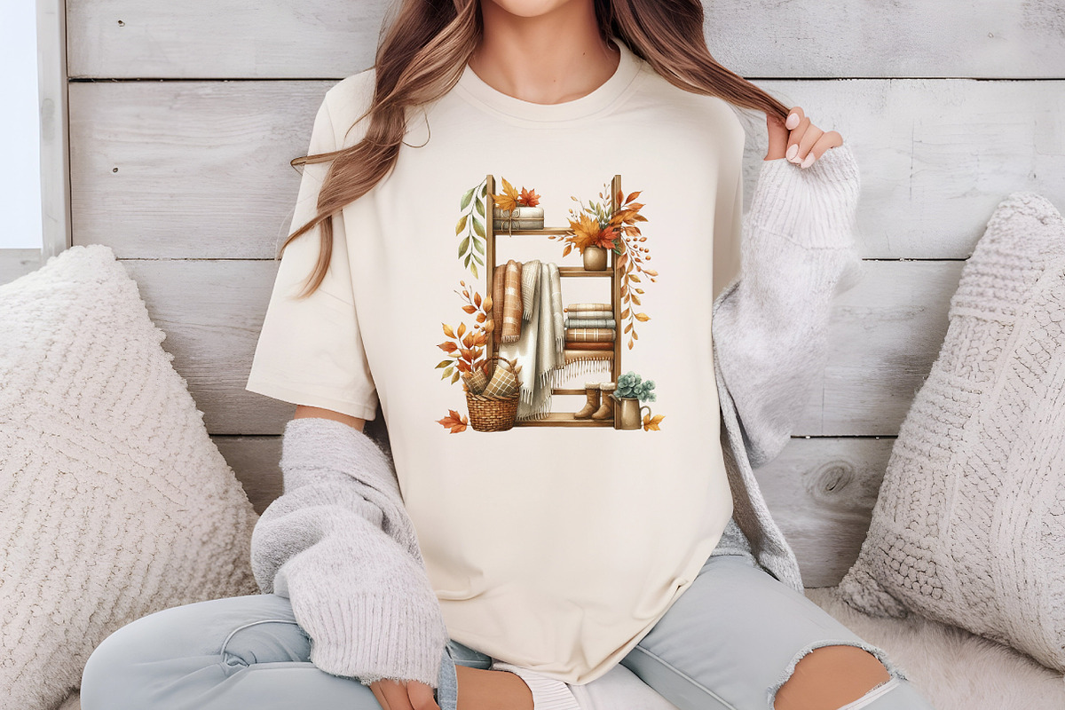 Watercolor Cozy Autumn Clipart, an Illustration by Libby Wishes (Photo 9 of 9)