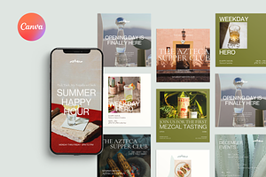 Premium Social Media Pack for Canva, a Social Media Template by Soigné Branding Studio