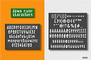 Down River, a Font by Epiclinez (Thumbnail 5 of 5)