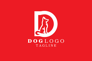 Letter D Dog Logo Design, a Branding & Logo Template by Vectorium Studio