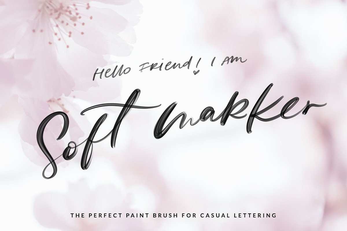 Procreate Brushes for Lettering, a Brush Add-On by Creator Goodies (Photo 2 of 13)