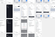 Mobile Wireframe Flows Kit for Figma, a Wireframe Template by Fantastic Greg (Thumbnail 6 of 7)